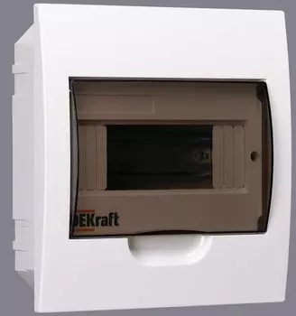 Корпус DEKraft 31003DEK пластиковый встраиваемый 8 мод. IP41 ЩРВ-П-8