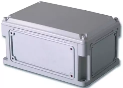 Корпус DKC 532210 без МП 300х200х146 мм, с фланцами, непрозрачная крышка высотой 21 мм, IP67, "RAM box"