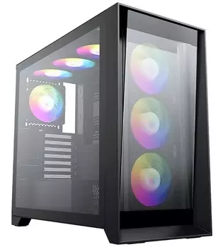 Корпус eATX ACD Lagrange AH-TC1G0-000 без БП, боковая и фронтальная панель из закалённого стекла, 2*USB 3.2, USB Type-C