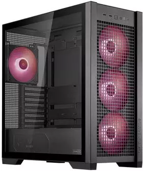 Корпус eATX ASUS GT302 PLUS 90DC00I0-B19010 черный, без БП, окно из закаленного стекла, 2*USB 3.2, T