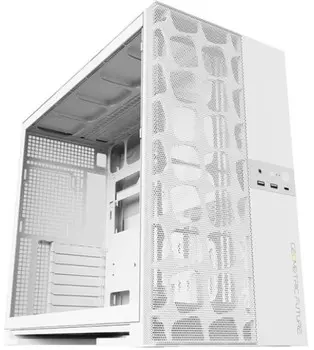 Корпус eATX Geometric Future Model 5 Vent White 1AM5VTWT00100 без БП, белый, панель из закаленного стекла, 3*USB 3.0, USB Type-C, audio