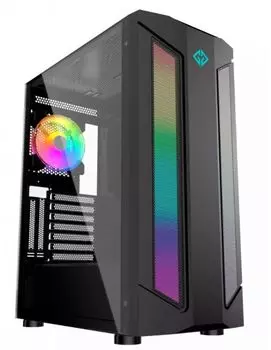 Корпус eATX GMNG OGC-G130 черный, боковое окно из закаленного стекла, 5x120mm, 2xUSB2.0, USB3.0, aud