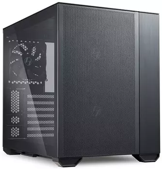 Корпус eATX Lian Li Dynamic Mini Air G99.O11AMX.00 черный, без БП, боковая панель из закаленного стекла, USB Type-C, 2*USB 3.0, audio
