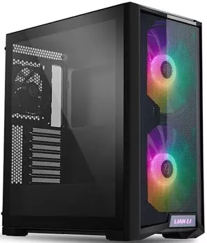 Корпус eATX Lian Li Lancool 215 G99.LAN215X.00 черный, без БП, боковая панель из закаленного стекла, 2*USB 3.0, audio