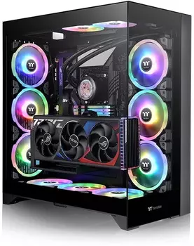 Корпус eATX Thermaltake CTE E660MX CA-1Y3-00M1WN-01 черный, без БП, панель из закаленного стекла, 2*USB 3.0, USB Type-C, HD Audio