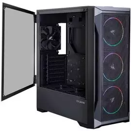 Корпус eATX Zalman Z8 MS черный, без БП, боковая панель из закалённого стекла, 2*USB 3.0, USB 2.0, a
