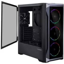 Корпус eATX Zalman Z8 TG черный, без БП, боковая панель из закалённого стекла, 2*USB 3.0, USB 2.0, audio