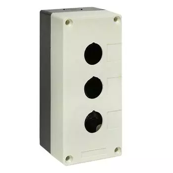Корпус EKF cpb-103-w КП103 пластиковый 3 кнопки белый