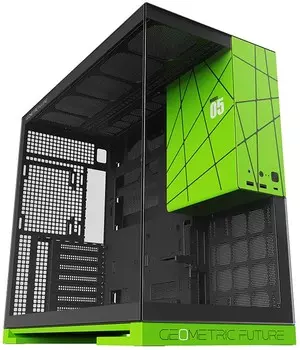 Корпус eATX Geometric Future Model 5 NV Style Limited Edition без БП, боковая панель из закалённого стекла, 2*USB 3.0, USB Type-C