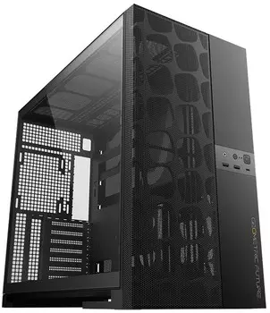 Корпус Geometric Future Model 5 Vent 1AM5VTBK01100 черный, без БП, боковая панель из закалённого стекла, 2*USB 3.0, USB Type-C