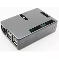 Корпус HKSHAN Case for Raspberry Pi Model B+ 2, 3 [Black] для микрокомпьютеров, ABS пластик черный