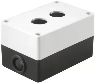 Корпус IEK BKP10-2-K01 КП102 для кнопок 2места белый