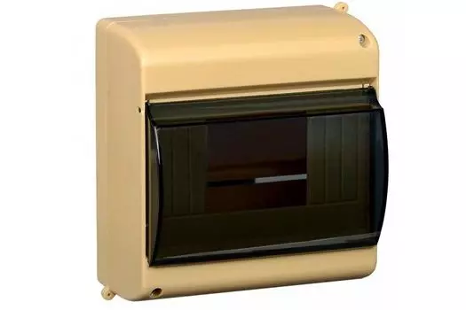 Корпус IEK MKP42-N-06-30-09-S ОП КМПн 2/6 Krepta 3 IP30 для 6-х авт. выкл. прозр. крышка пластик. сосна