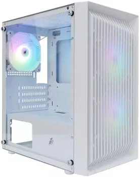 Корпус mATX 1STPLAYER BLACK.SIR BS-2 ARGB без БП, 2*USB 2.0, USB 3.0