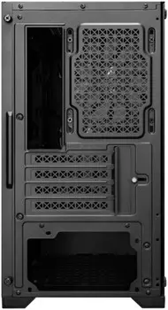 Корпус mATX 1STPLAYER X2-M-BK-4F1 без БП, боковая панель из закалённого стекла, USB 2.0, USB 3.0
