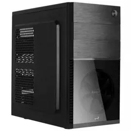 Корпус mATX AeroCool CS-105 4718009158214 черный, 450W, USB 2.0, USB 3.0, audio