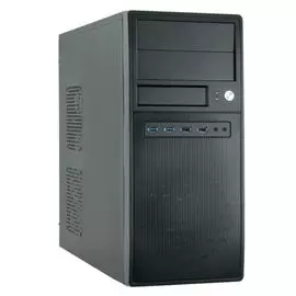 Корпус mATX Chieftec CT-04B-OP без БП, черный