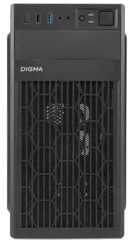 Корпус mATX Digma DCC-MN302 черный, без БП, USB 2.0, USB 3.0