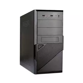 Корпус mATX Exegate BA-201 EX284018RUS черный, БП 350W с вент. 8см, 2*USB, аудио