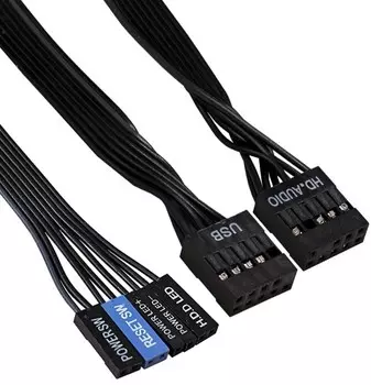 Корпус mATX Exegate BA-309-UNS500 EX299295RUS БП UNS500, 2*USB