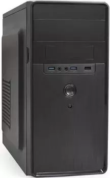 Корпус mATX Exegate BA-309U2-AA450 EX286440RUS черный, БП 450W с вент. 8см, USB, 2*USB3.0, HD аудио