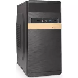 Корпус mATX Exegate BAA-105U-AAA450 EX286840RUS Minitower, AAA450 с вент. 8см, 1*USB+1*USB3.0, HD аудио, черный