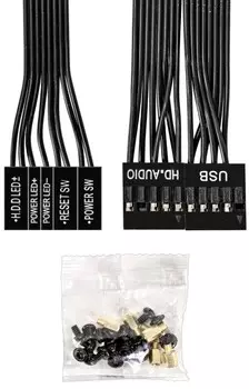 Корпус mATX Exegate BAA-303-UNS500 EX299215RUS БП UNS500, 2*USB