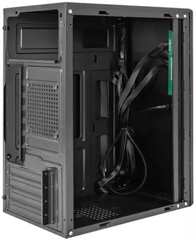 Корпус mATX Exegate BAA-408 EX298151RUS без БП, 2*USB, черный