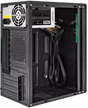 Корпус mATX Exegate BAA-408U-AAA350 EX298156RUS БП AAA350, 2*USB, USB 3.0, черный