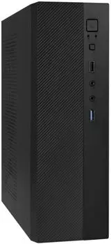 Корпус mATX Exegate Desktop MI-301U-300 EX291270RUS черный, БП 300W, USB 2.0, USB 3.0, audio