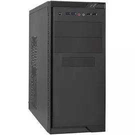 Корпус mATX Exegate MA-372UX EX283237RUS minitower, UN450, 120mm 2*USB+2*USB3.0, Audio, black