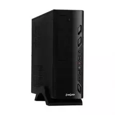 Корпус mATX Exegate MI-208-400W-8 Desktop, miniITX, БП M400 с вент. 8см, 2*USB, аудио, черный