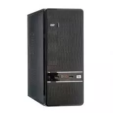 Корпус mATX Exegate MS-305 EX280450RUS slim minitower, M400, 80mm 2*USB, Audio, black