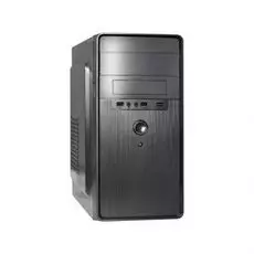 Корпус mATX Exegate QA-515-450W-12 Minitower, БП XP450 с вент. 12см, 2*USB, аудио, черный