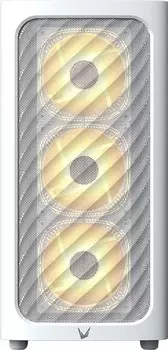 Корпус mATX Formula V Line Air Mesh G3 Plus Air Mesh G3 Plus White white, без БП, боковая панель из закалённого стекла, Type-C*1, USB3.0*2