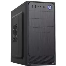 Корпус mATX Foxline FZ-015-SX450R черный, БП 450W, w/o FAN, 12 cm fan PSU, power cord, 2*USB2.0