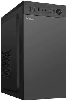 Корпус mATX Ginzzu B400 без БП, 2*USB 2.0