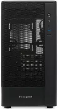 Корпус mATX HSPD M332-TGBK без БП, USB 3.0