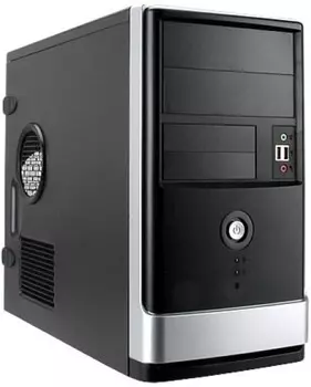 Корпус mATX InWin RB-S500HQ7-0 6177375 черный, БП 500W, 2*USB 2.0, audio