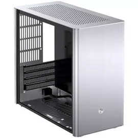 Корпус mATX JONSBO V9 Silver серебристый, без БП, боковая панель из закаленного стекла, 2*USB 3.0, audio