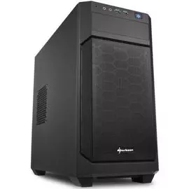 Корпус mATX Sharkoon V1000 черный, без БП, 2*USB 3.0, audio