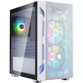 Корпус mATX SilverStone FARA H1M PRO SST-FAH1MW-PRO белый, без БП, боковая панель из закаленного стекла, 2*USB 3.0, USB 2.0, audio