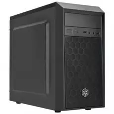 Корпус mATX SilverStone SST-PS16B черный, без БП, 2*USB 3.0, audio