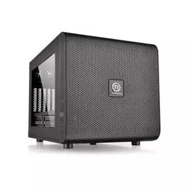 Корпус mATX Thermaltake Core V21 CA-1D5-00S1WN-00 черный, без БП, с окном, 2xUSB 3.0, Audio