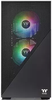 Корпус mATX Thermaltake Divider 170 TG ARGB CA-1S4-00S1WN-00 черный, без БП, боковая панель из закаленного стекла, 2*USB 3.0, USB 2.0, audio