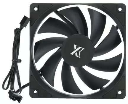 Корпус mATX Xastra A307M-2FC12BK-SI черный, без БП, 2*USB 2.0, USB 3.0