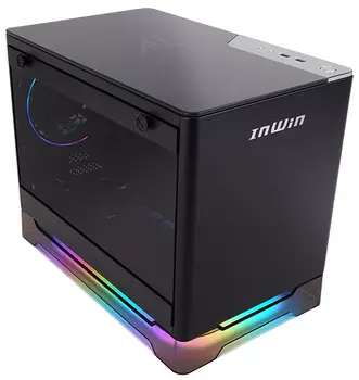 Корпус mini-ITX InWin CF08B (A1 Prime) 6151396 черный 750W 2*120mm 2*USB3.0 audio