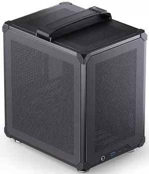 Корпус mITX JONSBO C6-ITX Black черный, без БП, USB3.0, USB Type-C, audio