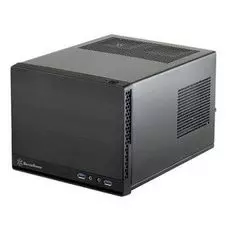 Корпус mini-ITX SilverStone SST-SG13B-Q черный, без БП, 2xUSB 3.0, Audio