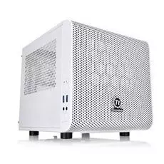 Корпус mini-ITX Thermaltake Core V1 Snow CA-1B8-00S6WN-01 белый, без БП, с окном, 2xUSB 3.0, Audio